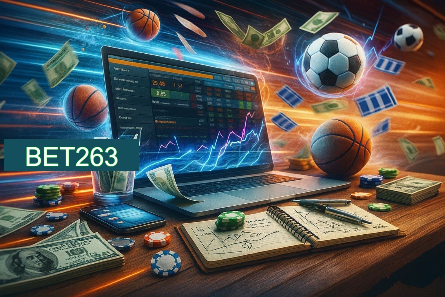 Diversas apostas esportivas